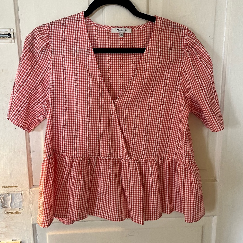 Madewell Peplum Top